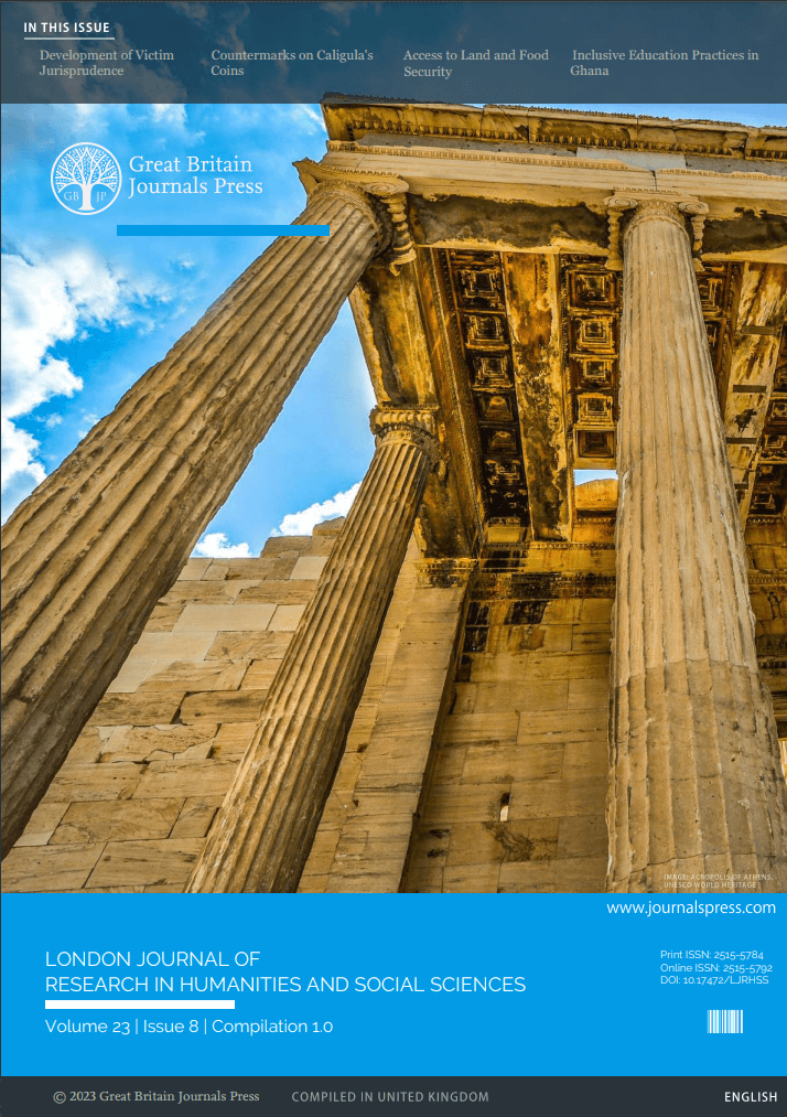 LJRHSS Volume 23 Issue 8